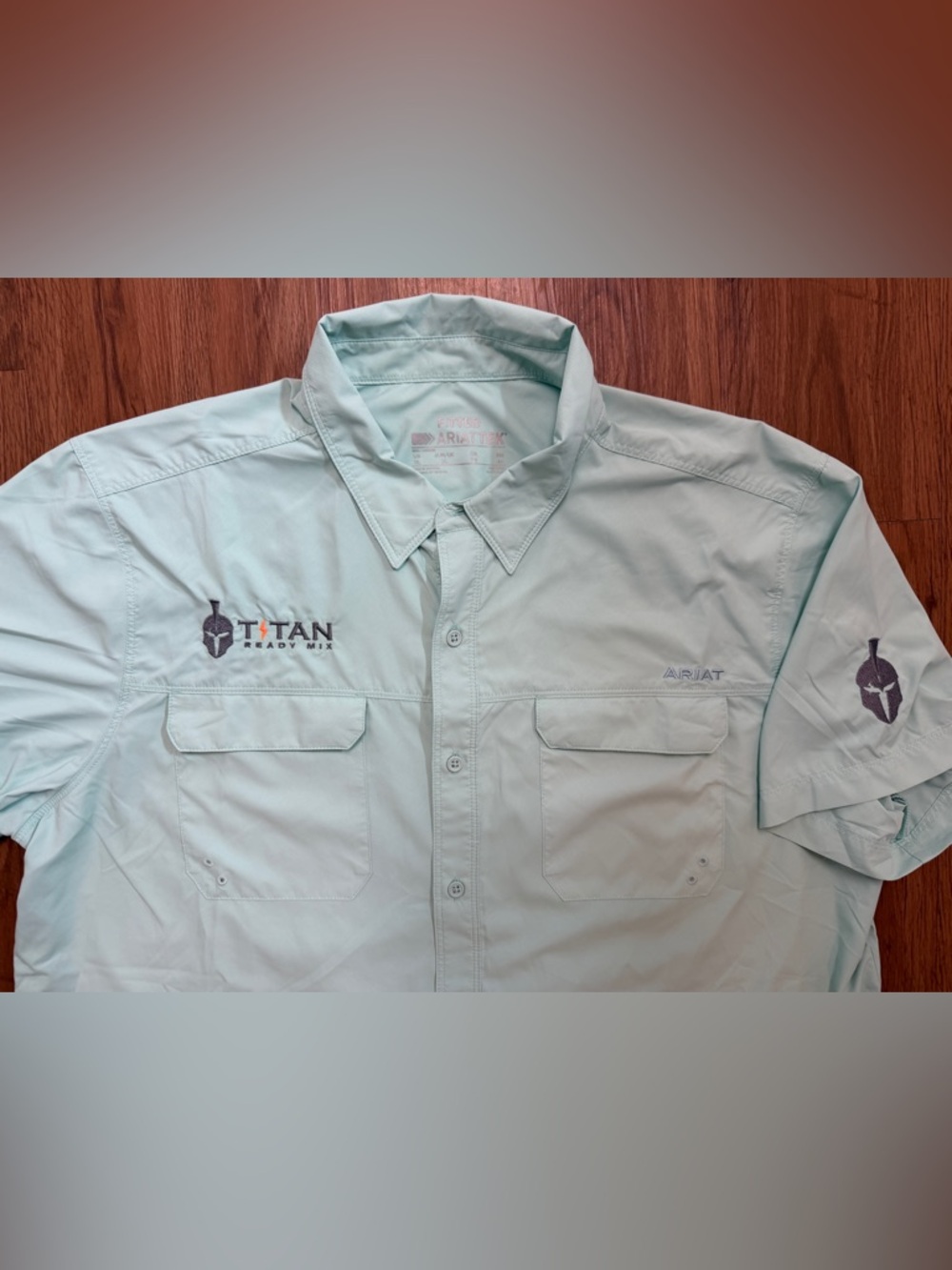 Ariat Tek Short Sleeve Vented Shirt - XL - Picture 2 of 6